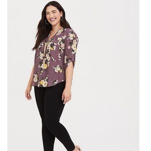 Torrid floral blouse